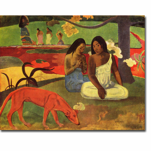 Artistic Home Gallery 1216AM427SAG Arearea Joyfulness by Paul Gauguin 