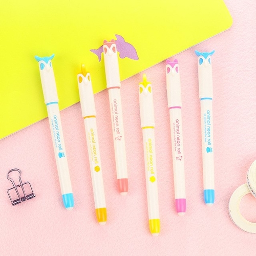 4 pcs/lot 0.5mm Creative owl animal black Gel Pen