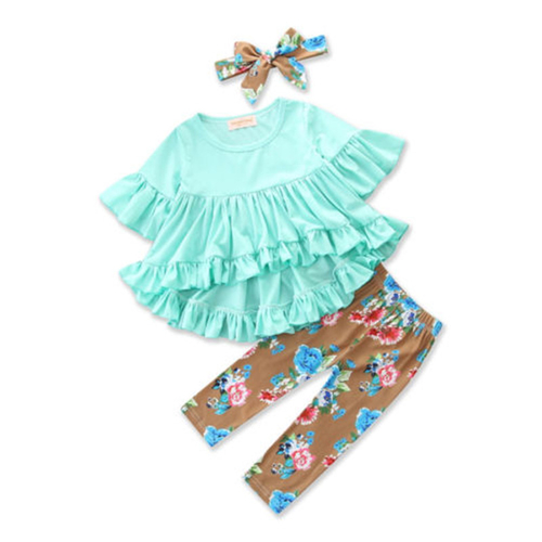 Newborn Toddler Kids Happy Baby Girls Clothes Long