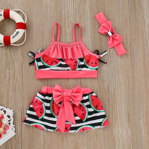 Summer Children Kids Girls Swimwear