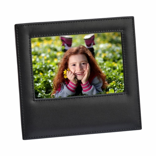 Creative Gifts International 056573 4 x 6 in. Leather Photo Frame with