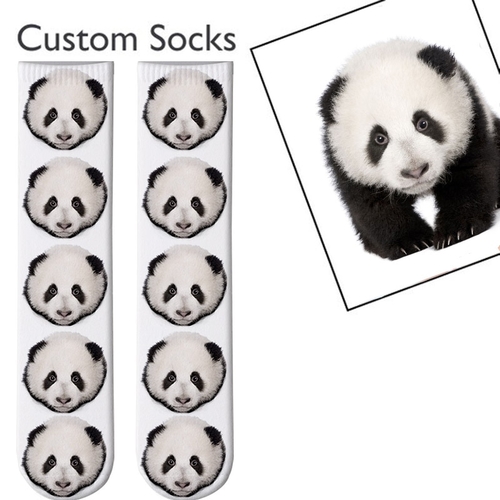 3D Printed Personalized Custom Socks Women Long