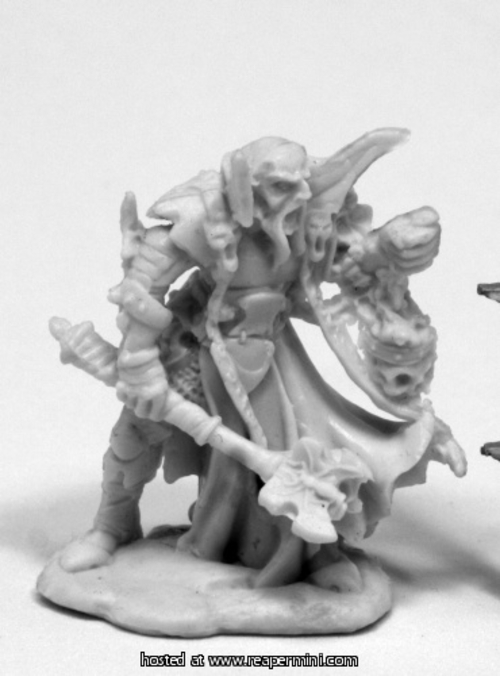 Reaper Miniatures REM77419 25mm Scale Balthon, Evil Cleric - Werne