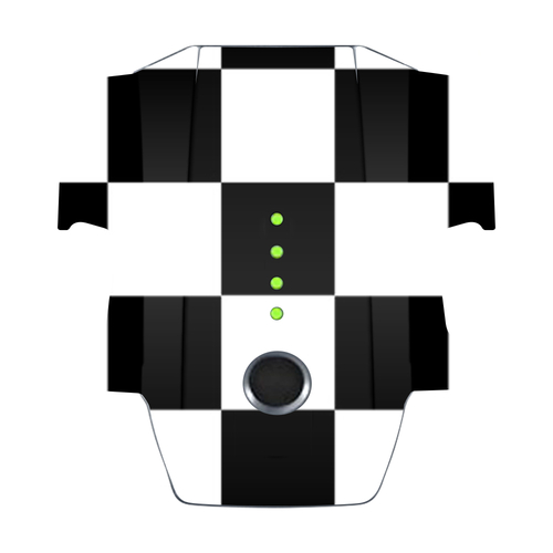 MightySkins DJMAVBAT-Check Skin Decal Wrap for DJI Mavic Pro Battery S