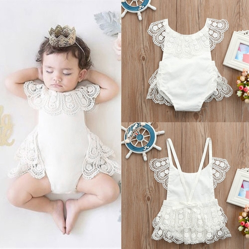 Summer Baby Girls rompers newborn Infant Lace