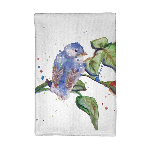Betsy Drake KT633 Blue Bird Kitchen Towel