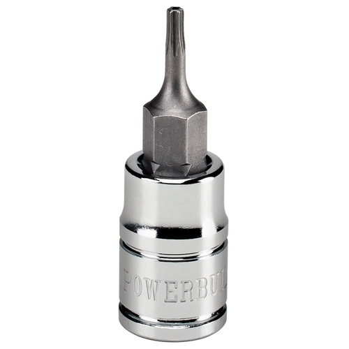 Powerbuilt 1/4in Drive Tamper Proof Star Bit Socket T 7 - 648195