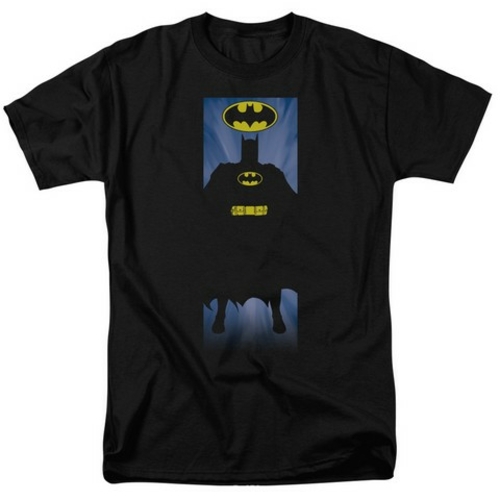 Batman-Batman Block - Short Sleeve Adult 18-1 Tee - Black, 5X