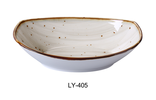 Yanco LY-405 Lyon Collection 5.5" Small Oval Bowl 5 oz