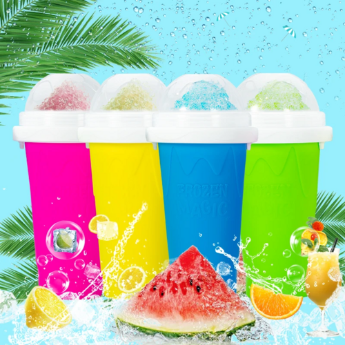Quick Frozen Smoothies Slushy Cup Refrigeration Pinch Cup