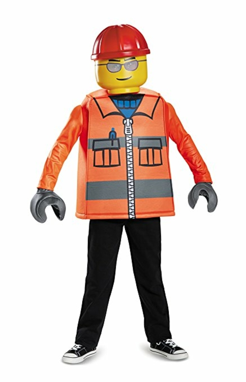Disguise 249084 Lego Iconic Construction Worker Classic Costume - Oran