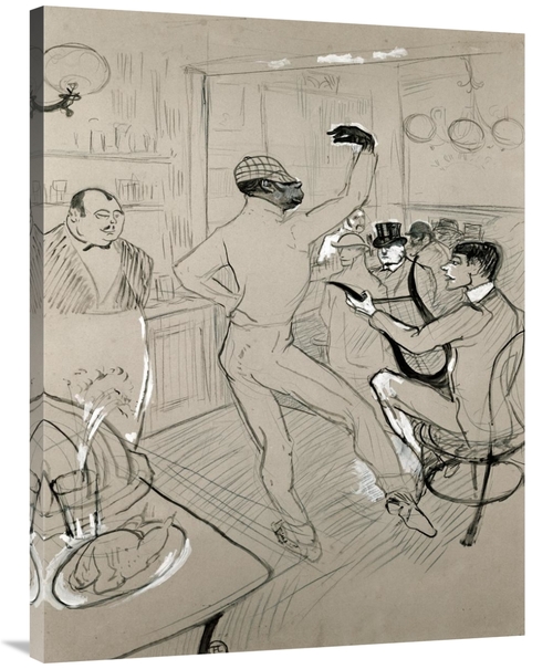 Global Gallery GCS-278178-40-142 40 in. Chocolat Dansant Art Print - H