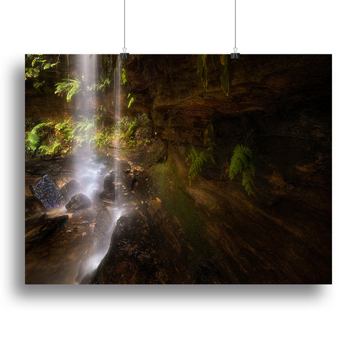 Hidden Waterfalls 2 Canvas Print or Poster