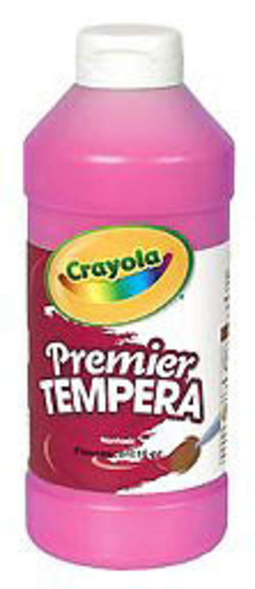 Art Supplies 111694 Premier Fluorescent Tempera Paint - Orange-Yellow