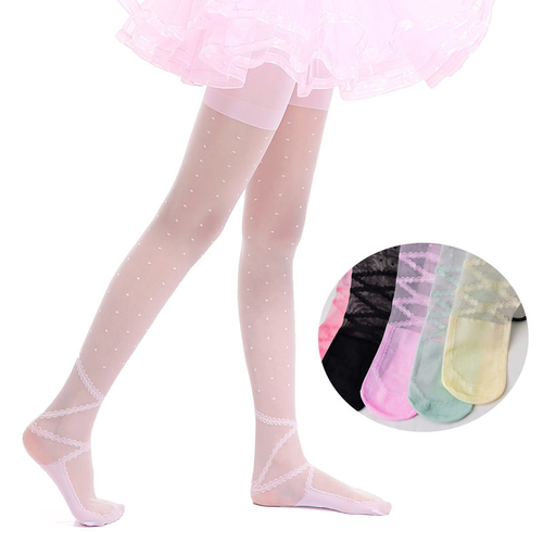 Children Girls Ballet Dance Tights Dot Kids Tights