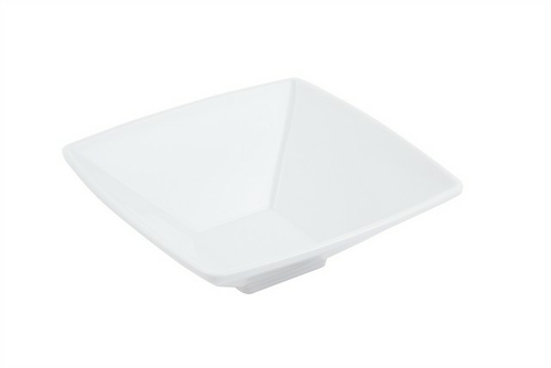 Bon Chef 53503WHITE 6.37 x 6.37 x 2.25 in. Melamine Small Square Bowl&