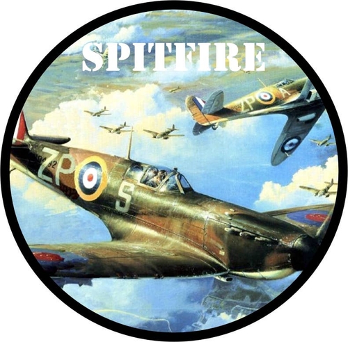 3 Inch Cloth Patch Spitfire