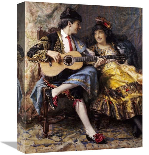 Global Gallery GCS-267808-16-142 16 in. A Spanish Singer & His Lady Ar