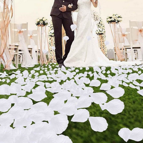 100PCS Silk Flowers Rose Petals Wedding Party