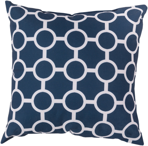 Surya RG119-1818 Rain 18 x 18 x 4 in. Throw Pillow, Navy - Medium