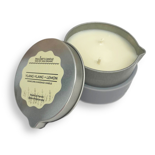 Candle after manicure Silver Moon 100 ml. Ylang-Ylang, lemon.