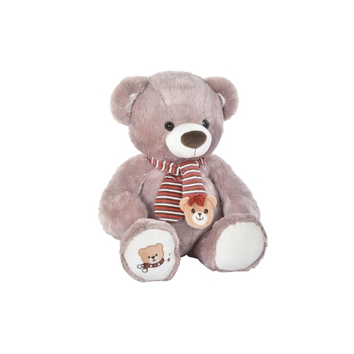Teddy Bear DKD Home Decor White Scarf Brown Children's Bear 50 x 30 x