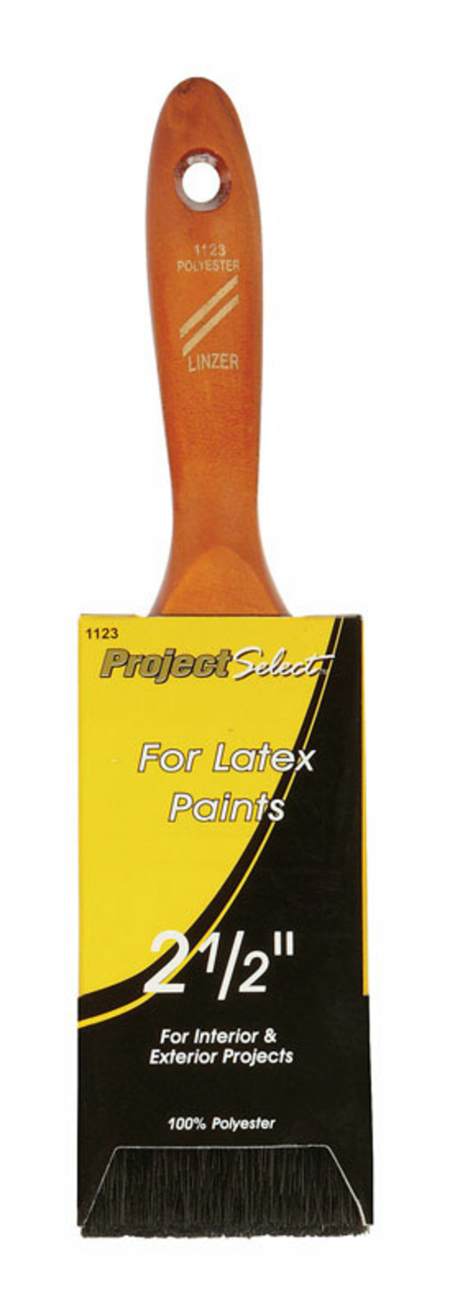 Linzer 1123-2.5 2.5 in. Project Select Varnish Paint Brush- pack of 12