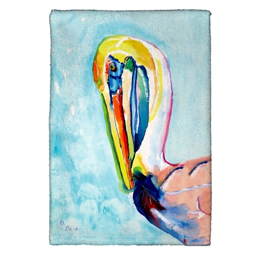 Betsy Drake KT552 Pelican Head Kitchen Towel