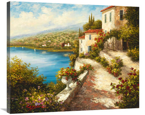 Global Gallery GCS-132578-36-142 36 in. Villa Del Mare Art Print - Laz