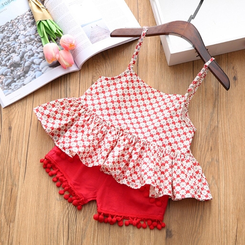 Girls summer clothes suit Fashion Toddler