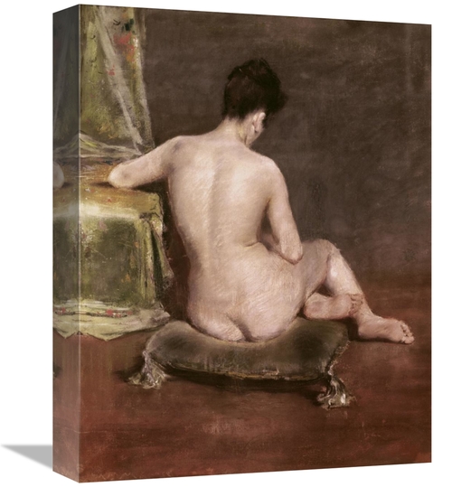 Global Gallery GCS-281880-16-142 16 in. Seated Nude Art Print - Willia