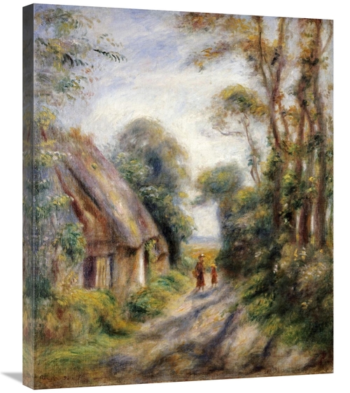 Global Gallery GCS-267117-30-142 30 in. The Outskirts of Berneval Art 
