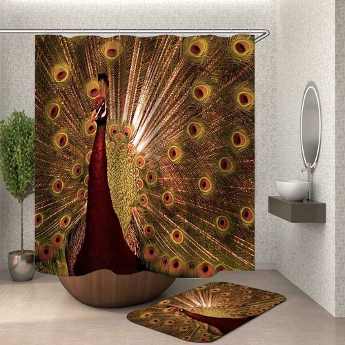 Peacock Shower Curtain