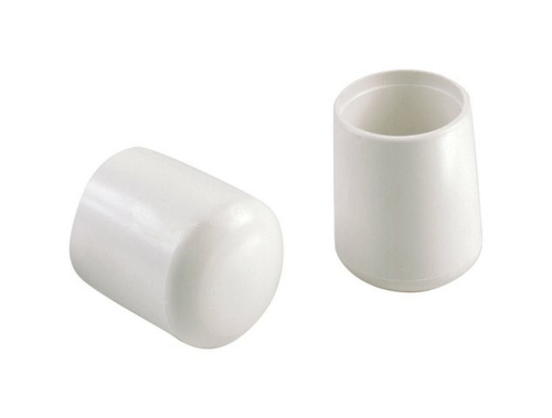 Shepherd Hardware 9203 Hi-Vinyl Leg Tips  White