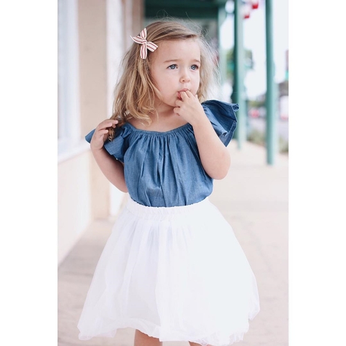 2Pcs Toddler Kids Baby Girls Outfits Sleeveless