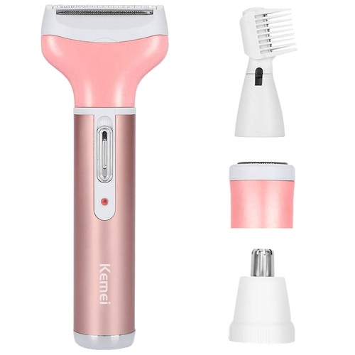 4 In 1 Women Electric Shaver Painless Rechargeable Hair Remover