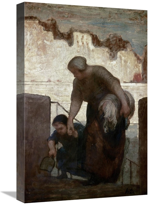 Global Gallery GCS-277269-22-142 22 in. Laundress Art Print - Honore D
