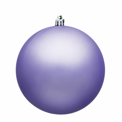 Vickerman N592086DMV 8 in. Lavender Matte UV Drilled Cap Christmas Orn