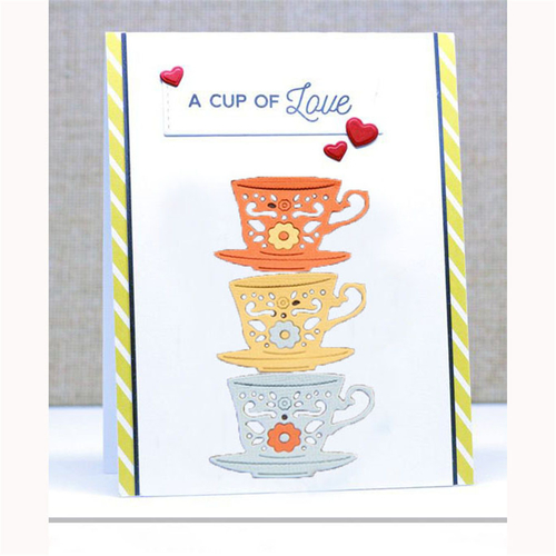 One Cup Metal Cutting Dies Stencils Scrapbooking