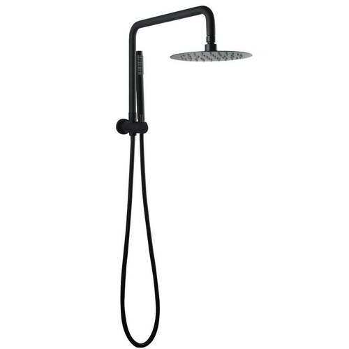 8/10/12 Round Nero Black Shower Station Top Water Inlet