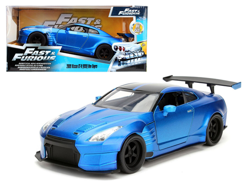 Brian\'s 2009 Nissan GTR R35 Blue Ben Sopra \Fast & Furious\" Movie