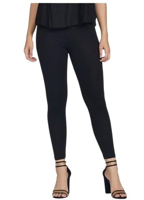 Women's Leggings | REGULER Cotton Leggings| Colour - Black