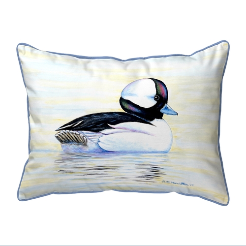 Betsy Drake SN827 11 x 14 in. Bufflehead Duck Small Outdoor Pillow