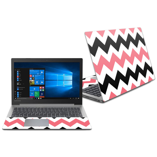 MightySkins LENID33014-Black Pink Chevron Skin for Lenovo Ideapad 330 