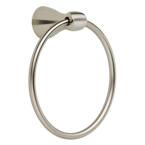 Liberty Hardware 228611 Foundations Towel Ring, Stainless Steel