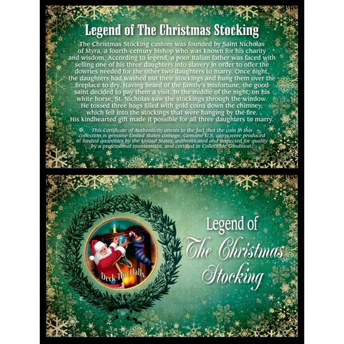 UPM Global 12336 The Legend of the Christmas Stocking, JFK Half Do