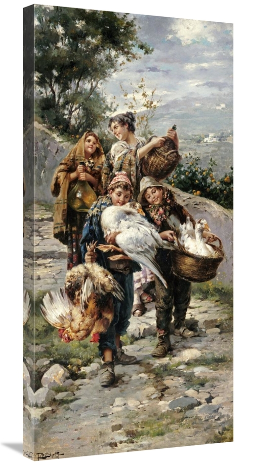 Global Gallery GCS-268378-36-142 36 in. Going to Market Art Print - L 