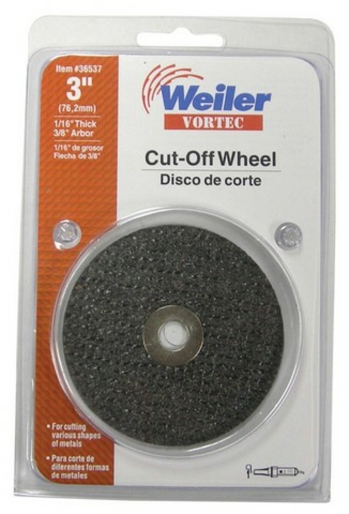 Weiler 36537 3 x 0.06 in. Abrasive Cut-Off Wheel - pack of 5