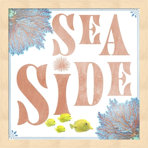 Metaverse R960036-0120000-AEAAAACAN4 13.25 x 13.25 in. Beach Sign 3 Fr