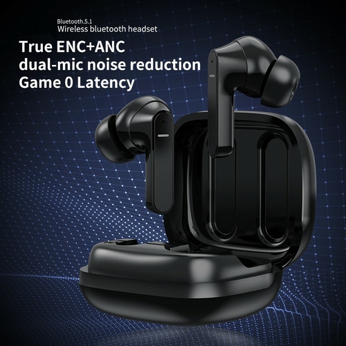 Active Noise Cancellation earbuds bluetooth 5.1 ANC earphone 